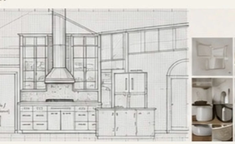 Cobblestone Residence &mdash; the drawing over the room as found