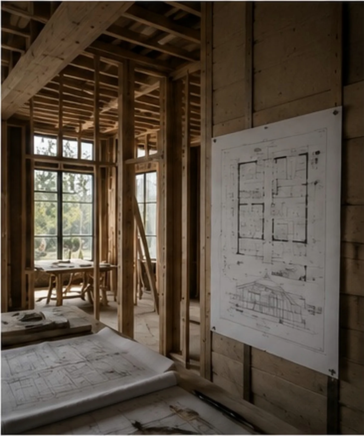 Drawn detail carried through to built millwork and finished surface